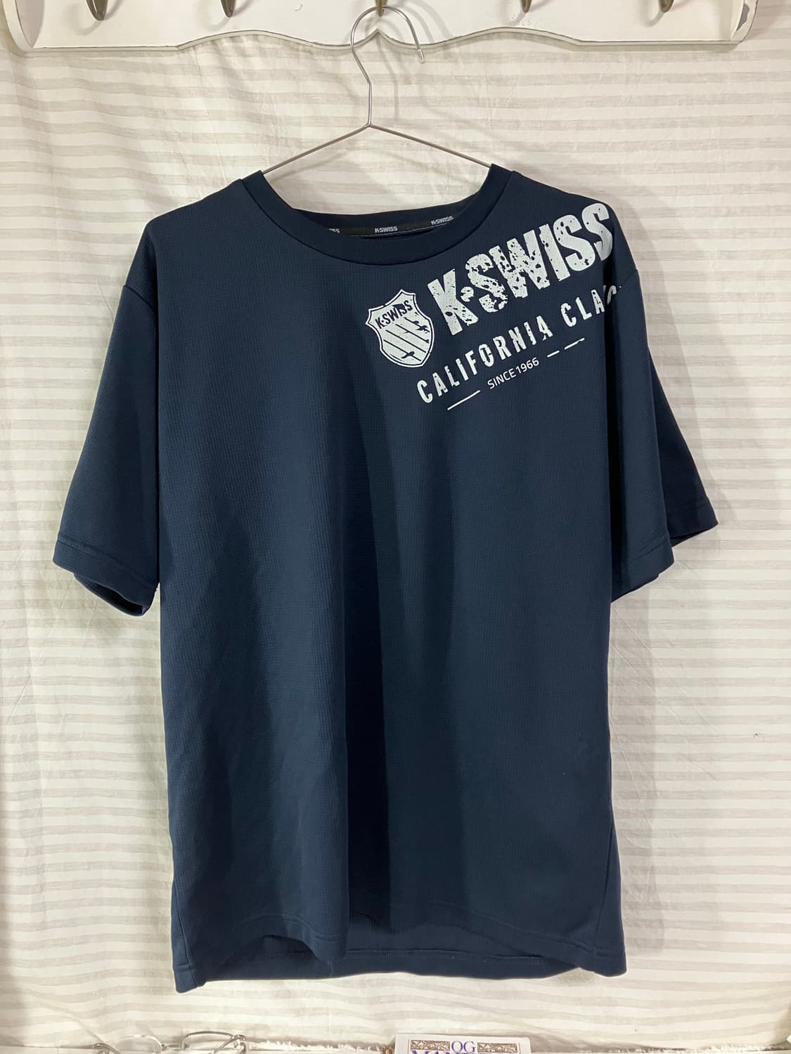 빈티지 네이비 케이스위스 기능 반팔 1022 y2k 스트릿 갸루 펑키 일 상품이미지1