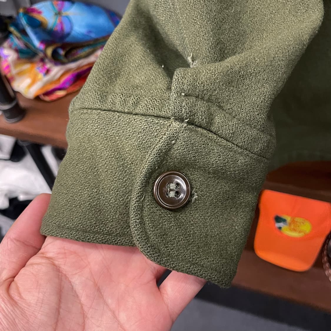 50s-60s OG-108 U.S ARMY 콜드 웨더 필드 셔츠 자켓 상품이미지6