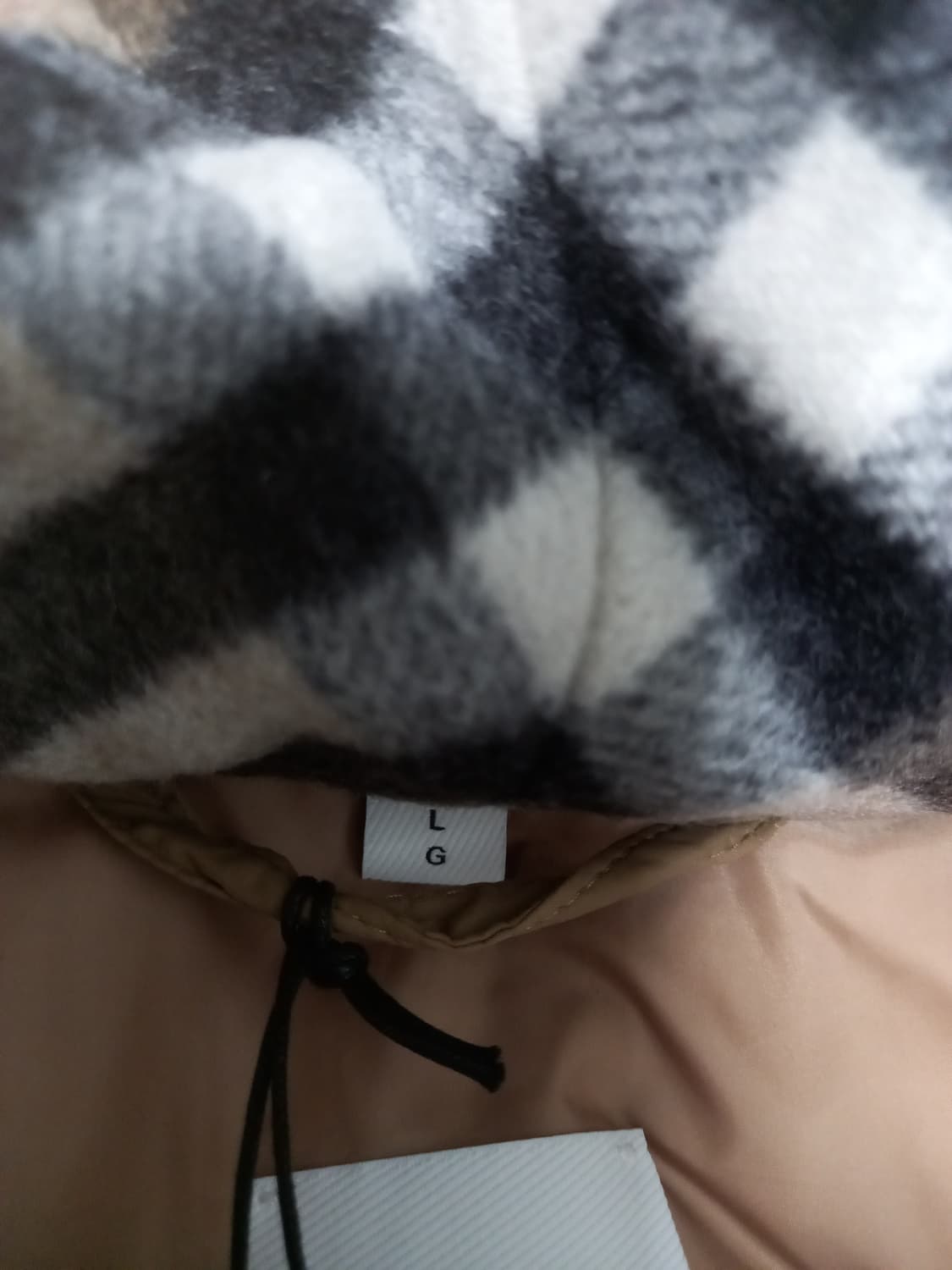 버버리 할스비 패딩 L(실용105) 카멜 상품이미지5