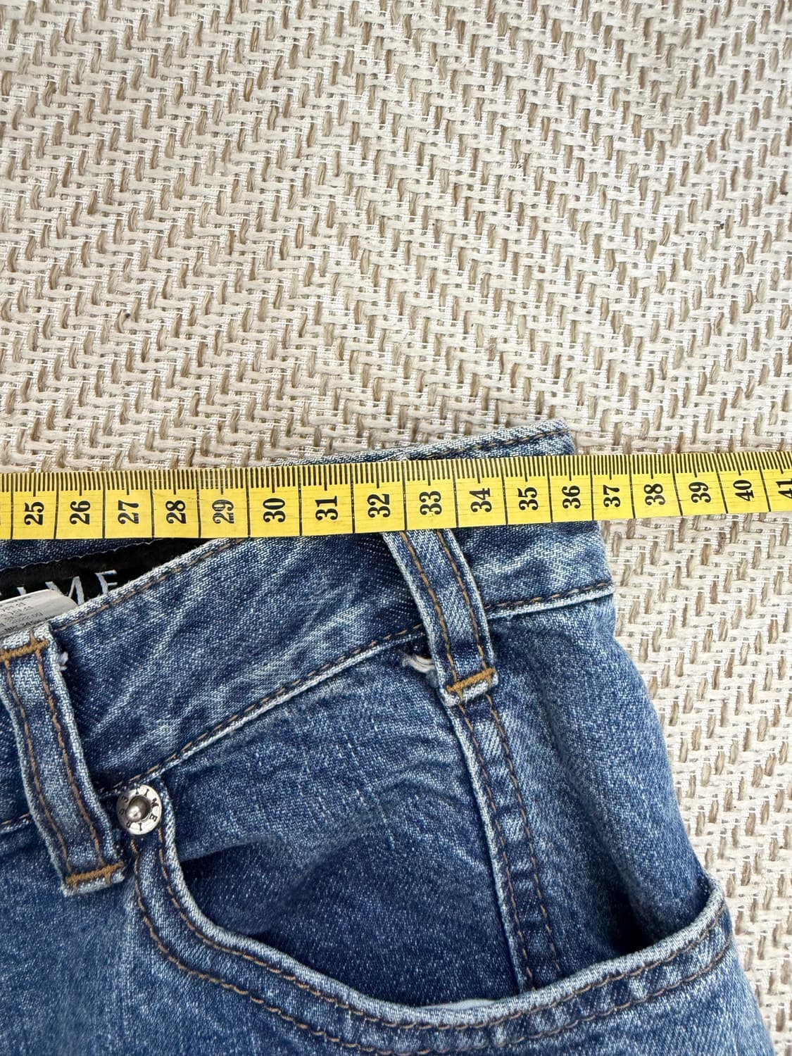 정품) TIME 타임 한섬 22ss 데님 청바지 64(28) 상품이미지9