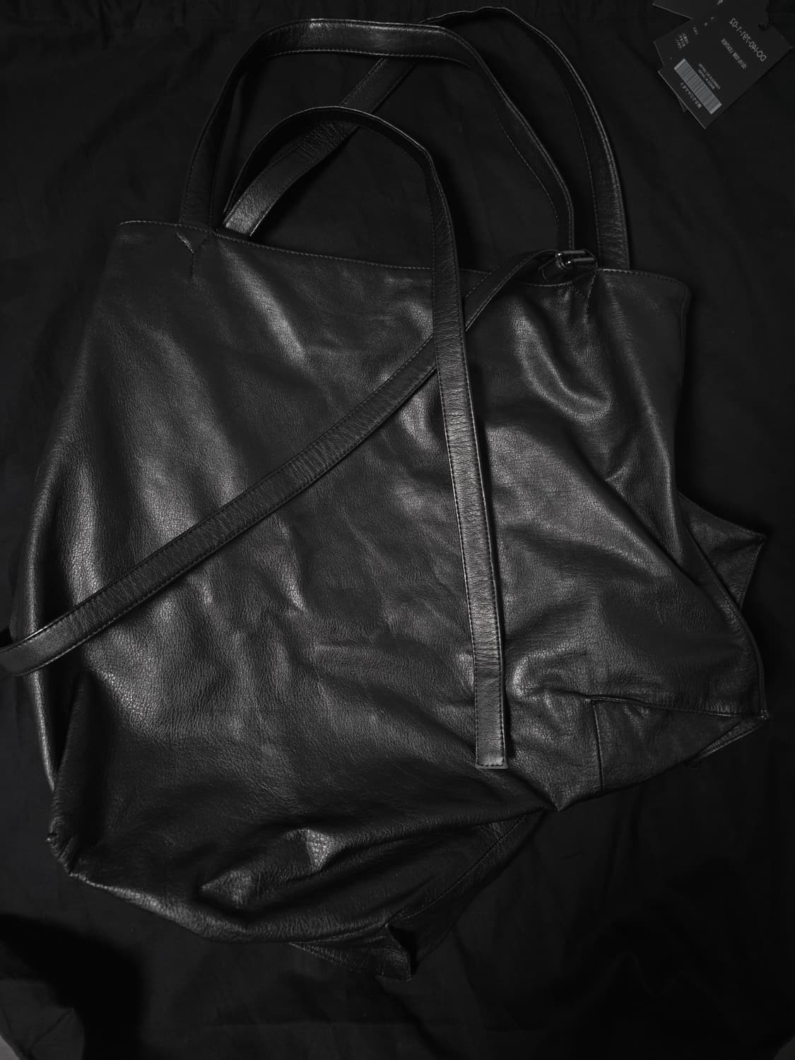 Yohji Yamamoto CUBIC 레더 토트 크로스백 상품이미지2