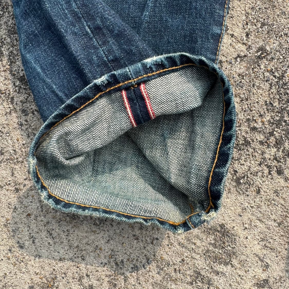 [34] Stussy 삿포로 5주년 셀비지 데님 팬츠 상품이미지7