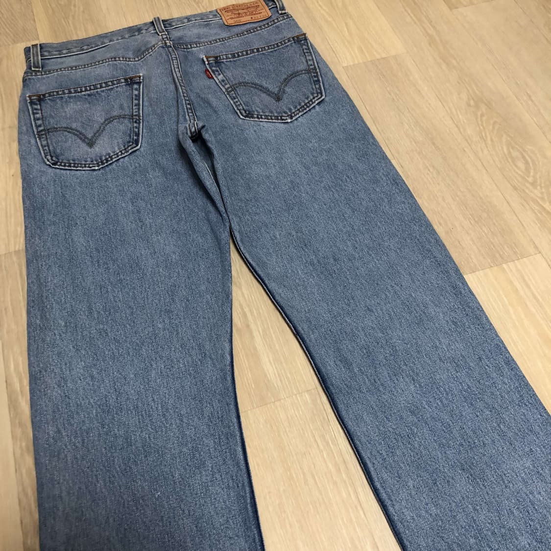 (33) 00's 리바이스 Levi's 505 레귤러핏 연청 데님 상품이미지9