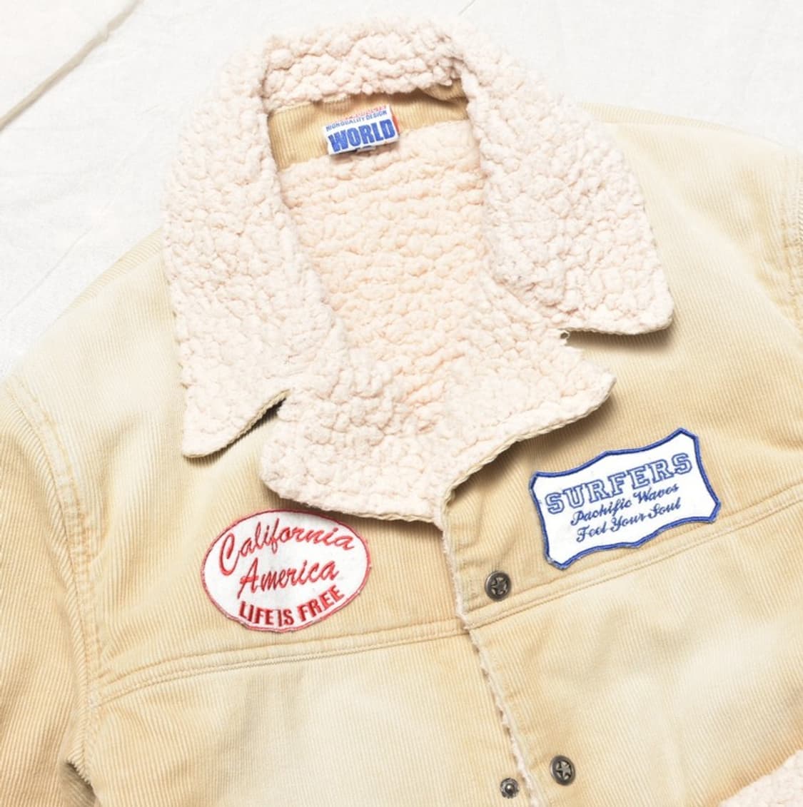 JPN 수입 빈티지 패치 양털 자켓 N933 상품이미지9