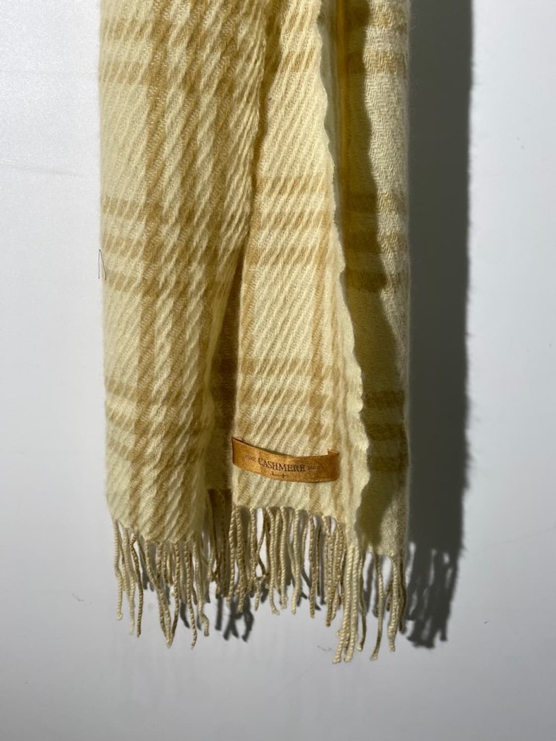 빈티지 체크 캐시미어 머플러 상품이미지2