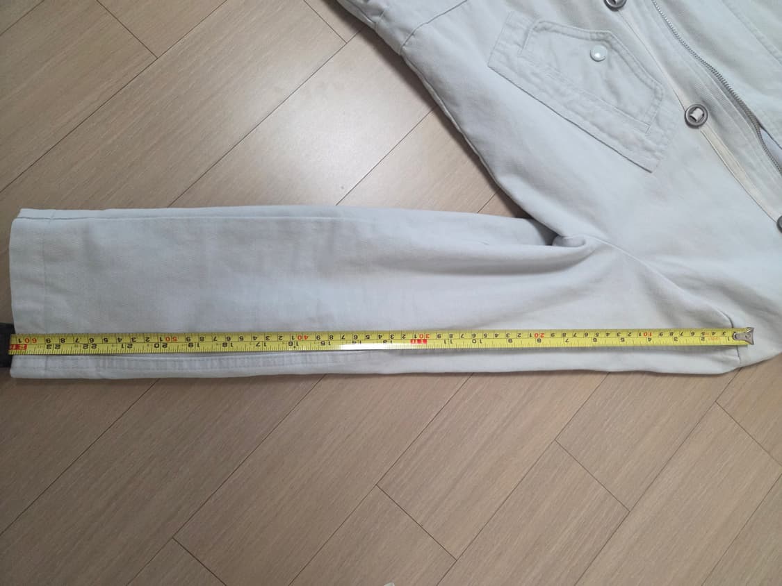 화이트 코튼 야상 상품이미지7