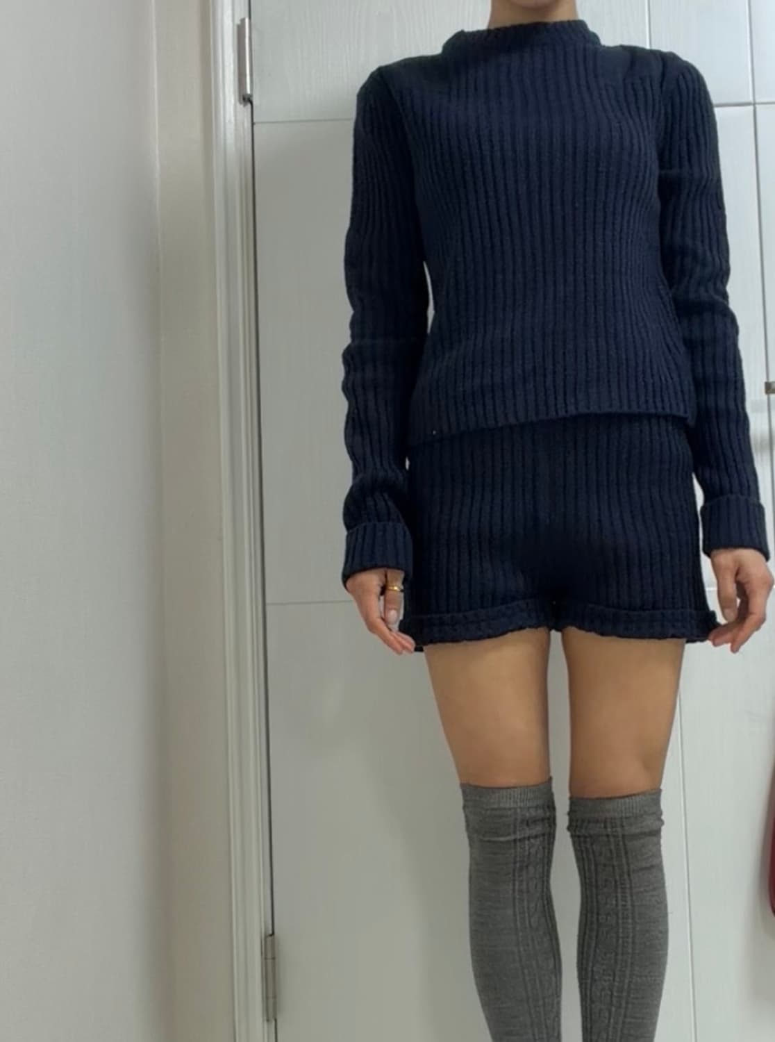 페이우 울니트 상하의 세트 44,55 정품  상품이미지6