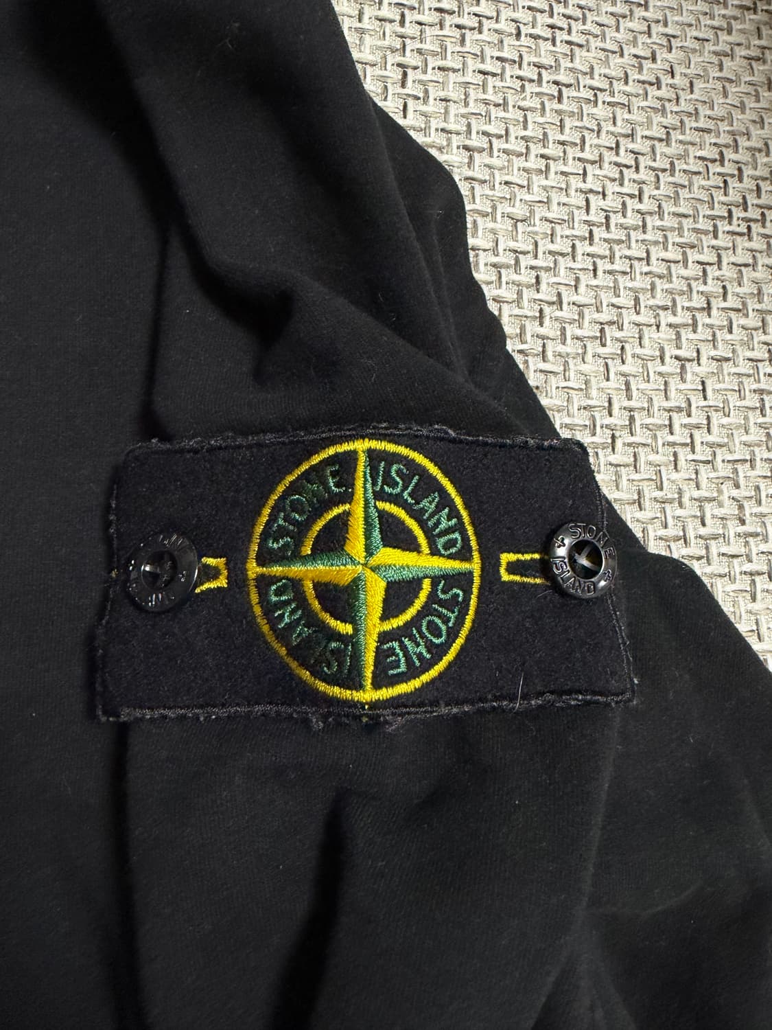 백화점구매 스톤아일랜드 맨투맨 블랙 M 상품이미지3