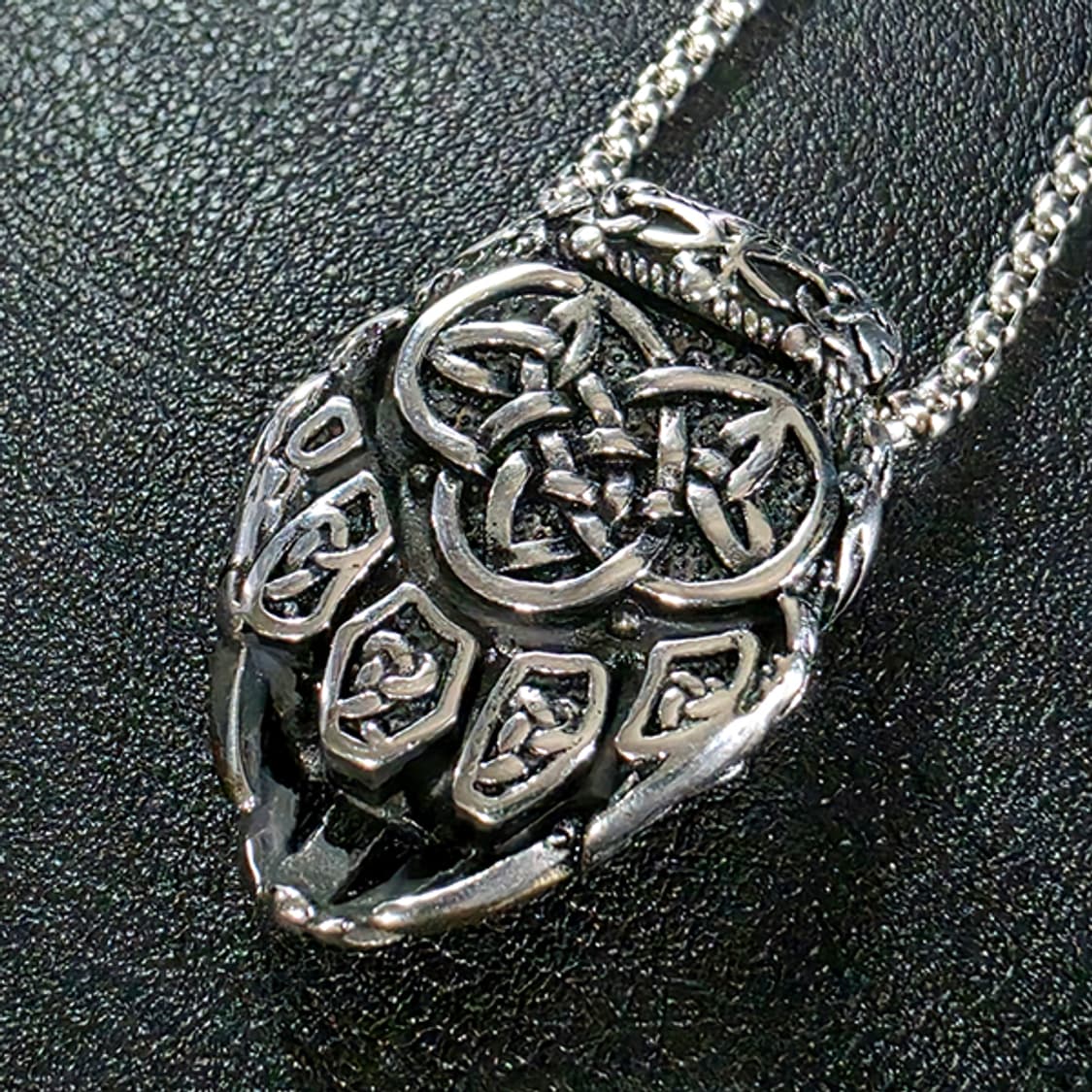 Vargr 티타늄 펜던트 빈티지 엔틱 곰 북유럽 바이킹 남자 목걸이 상품이미지5