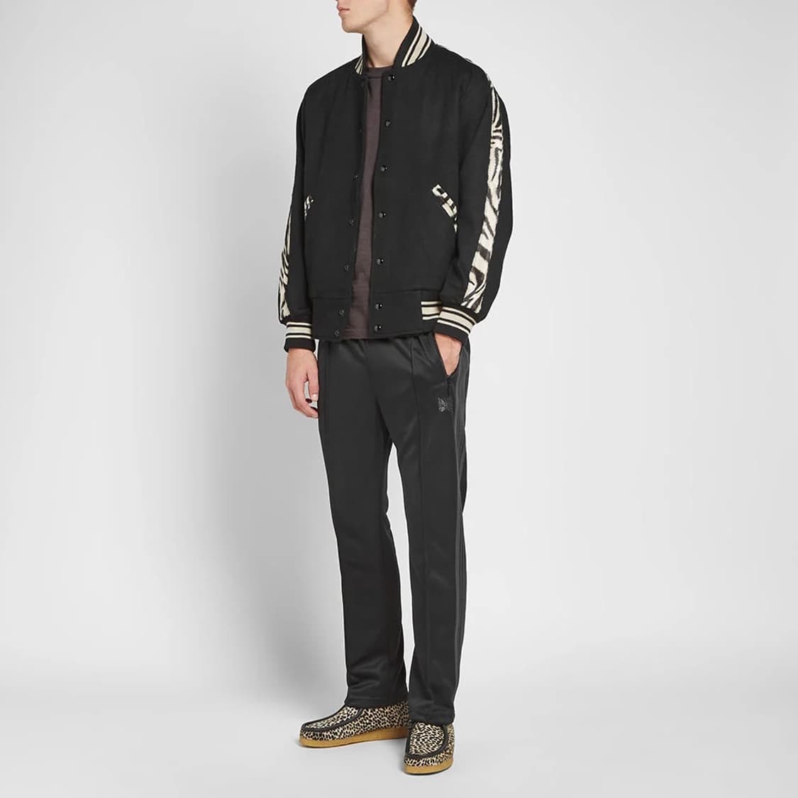 니들스 레오파드 바시티 테디 자켓 상품이미지3