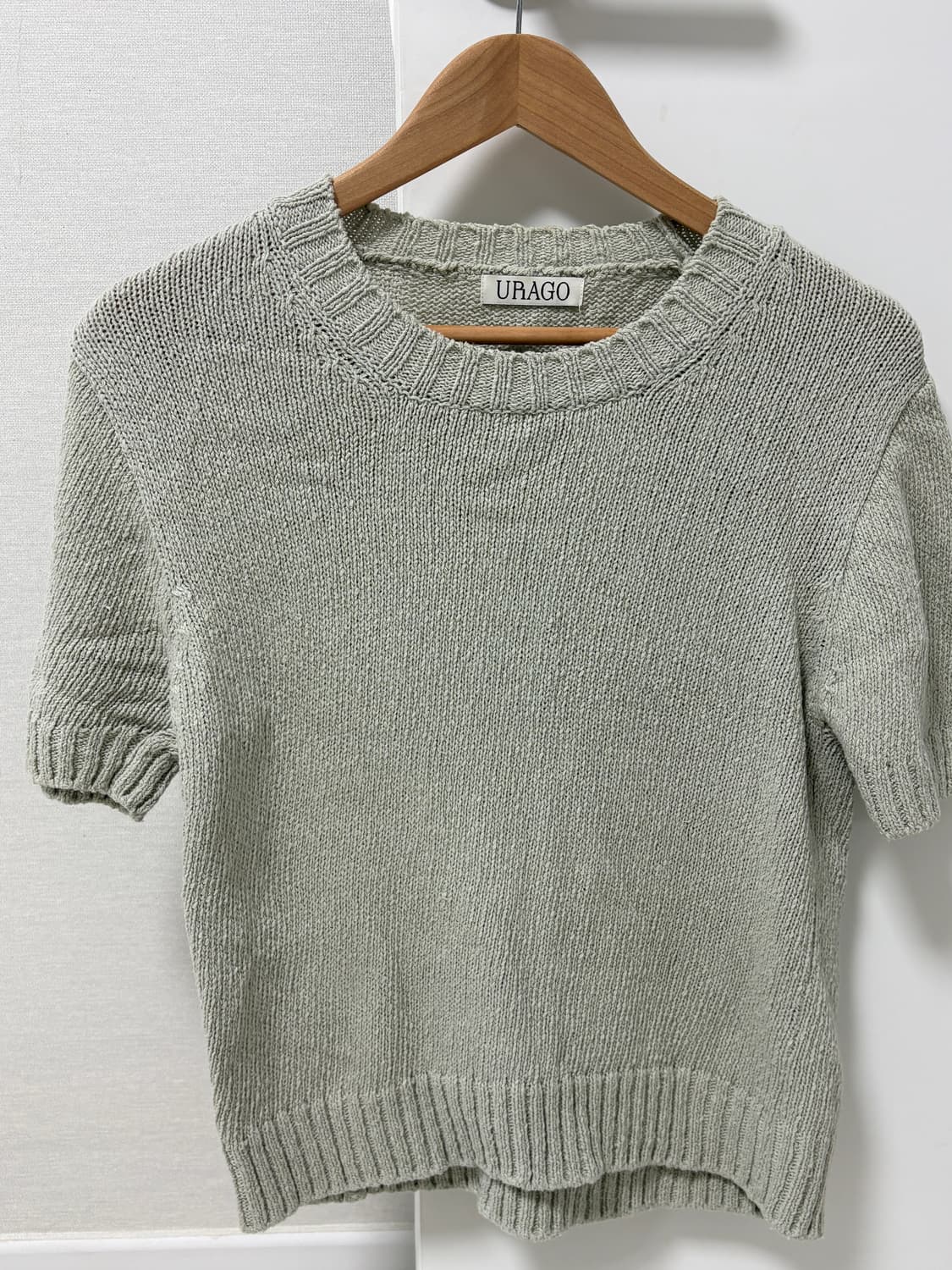 유라고 반팔 니트 (mint) 상품이미지4