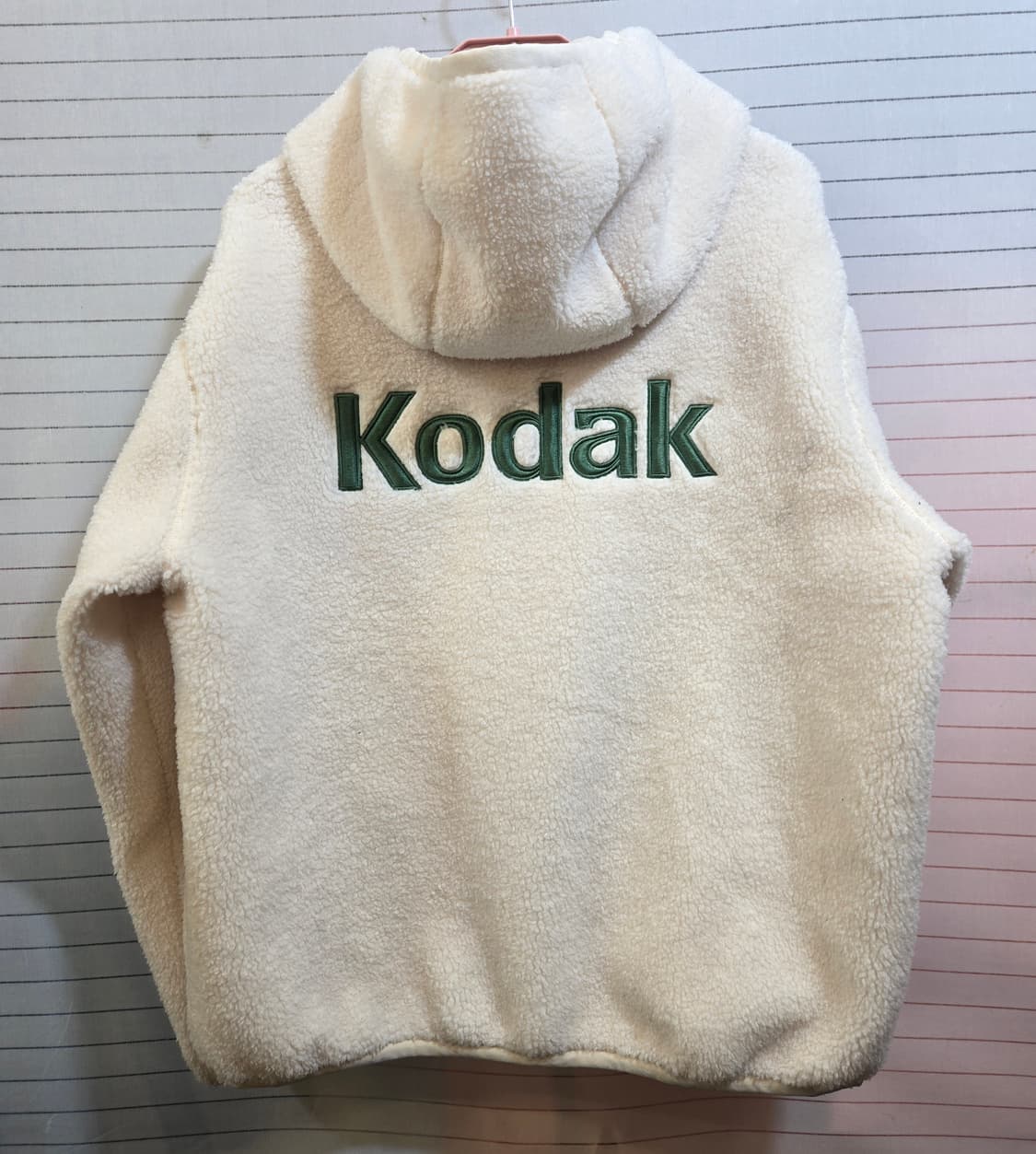 코닥 뽀글이 아이보리 후즈자켓 상품이미지9