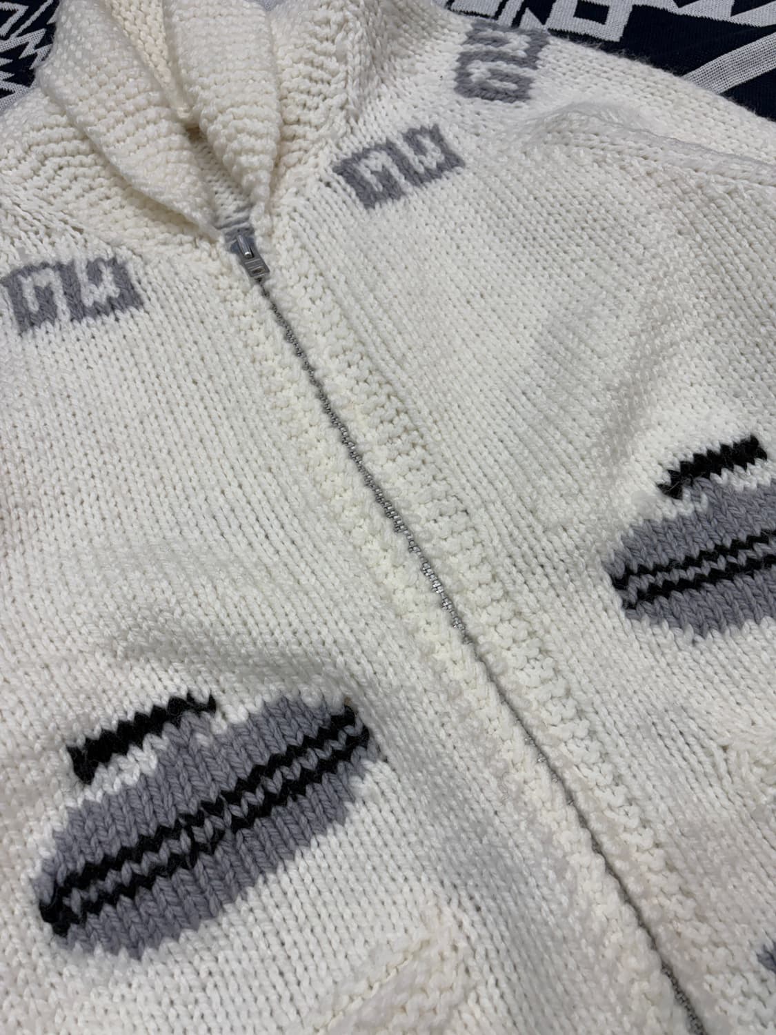 1970s 컬링 코위찬 2XL Curling Cowichan 캐나다스웨터 상품이미지4