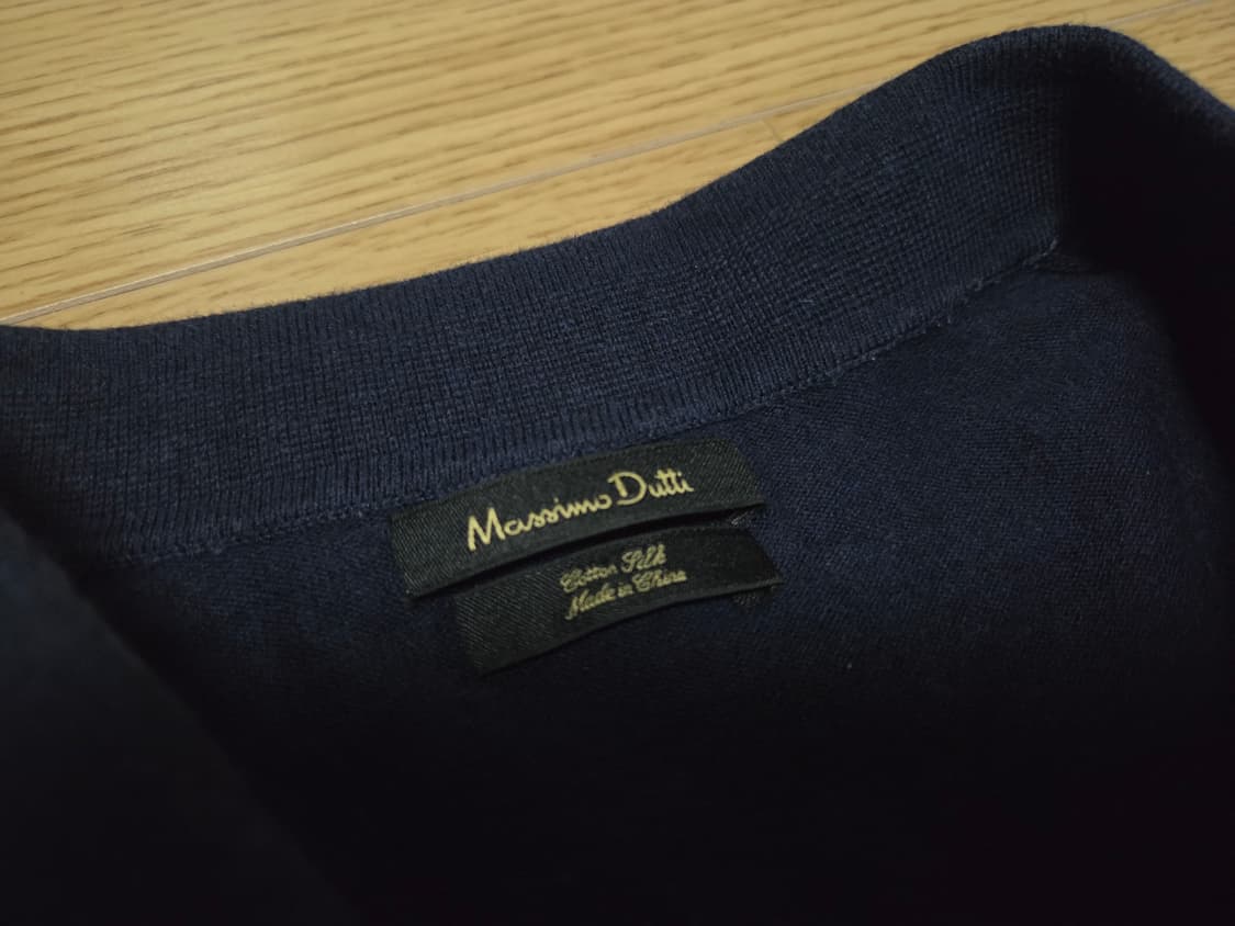 마시모뚜띠 코튼 실크  카라넥  폴로 니트 상품이미지3