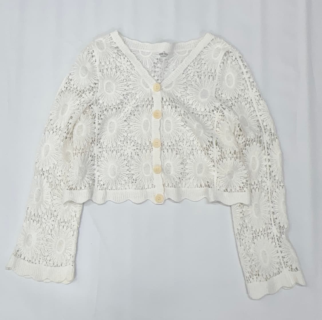 🌷하구미의 핑크 플라워 코디세트🌷 셔츠 페어리 크로셰 미디스커트  상품이미지6