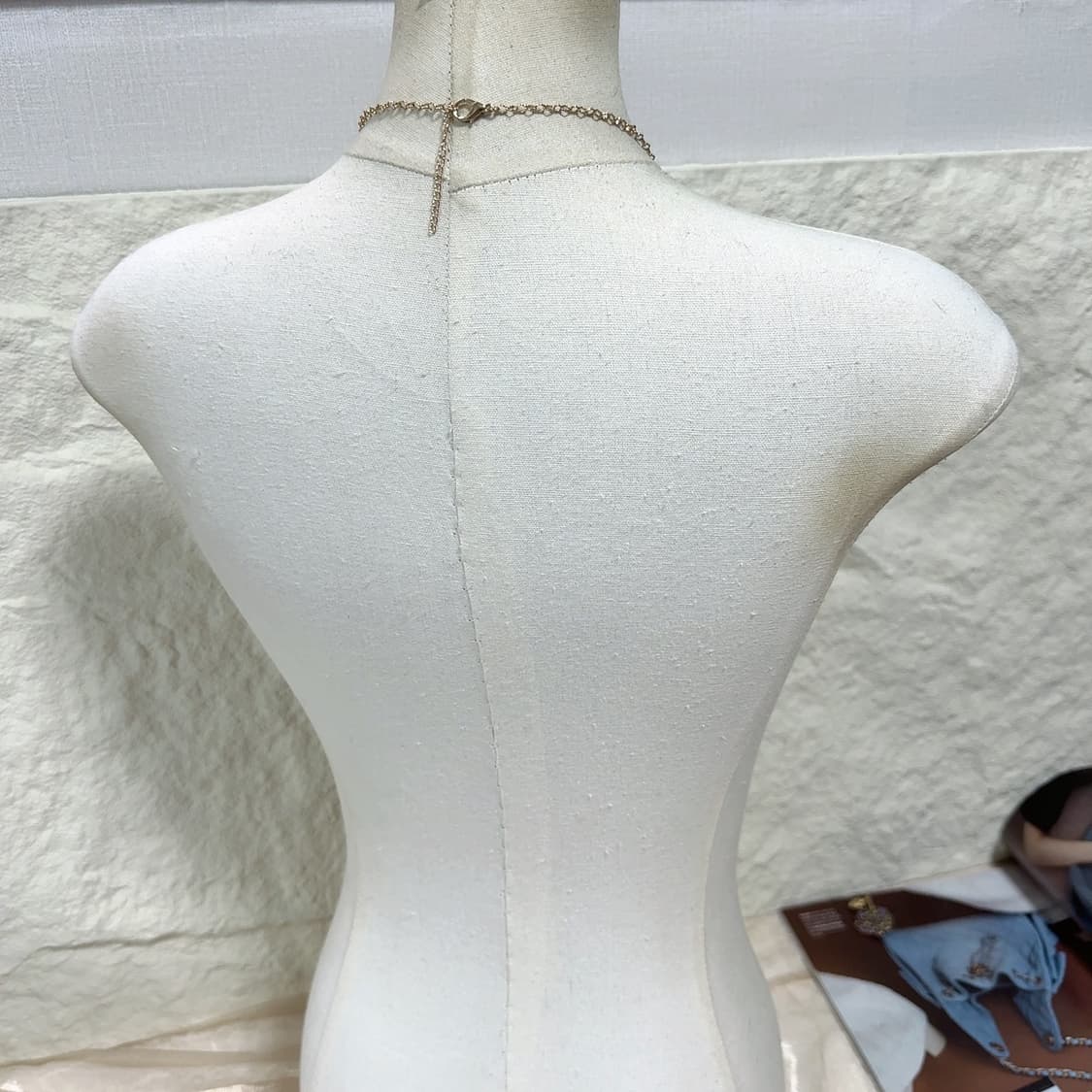 빈티지 몬스테라 메탈 목걸이 상품이미지3