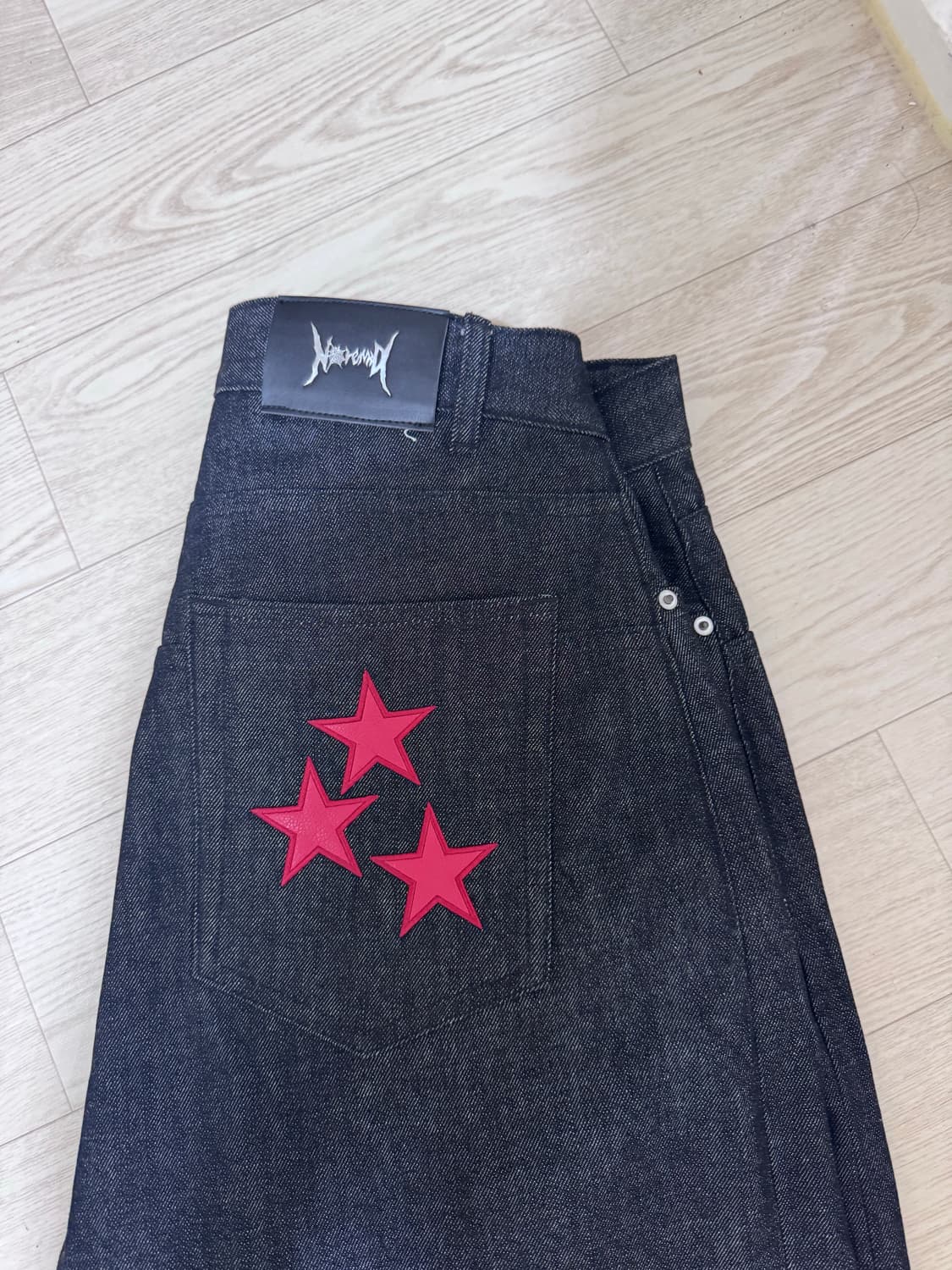 Noremid 리짓 데님 팬츠 red 상품이미지2