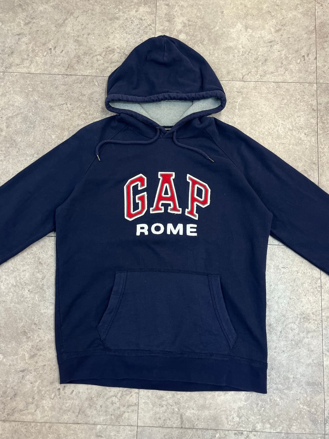 갭 레터링 후드티 네이비 L #csz3358 상품이미지5
