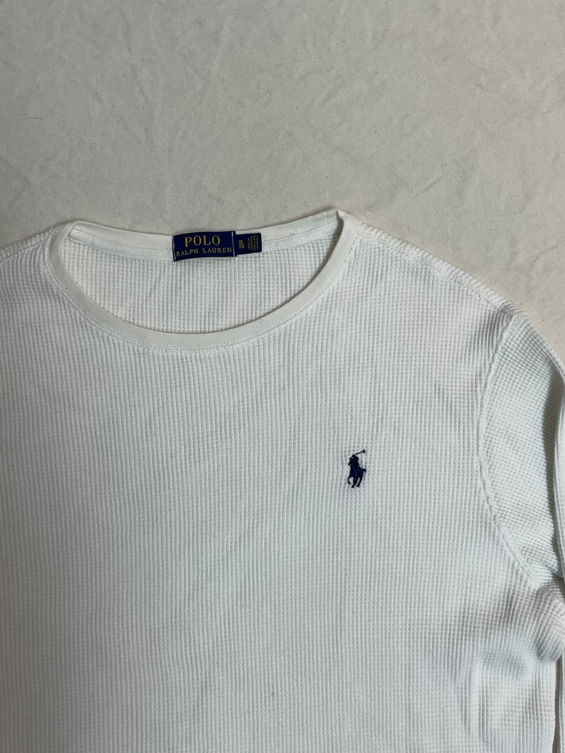 폴로 와플 롱슬리브  상품이미지2