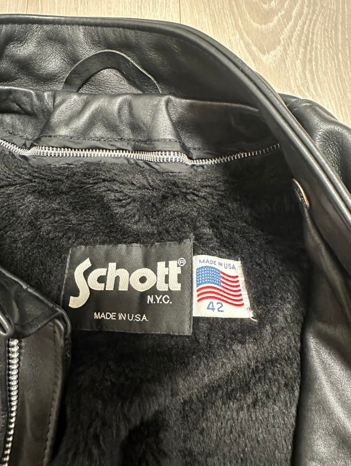 Schott 641 싱글라이더 42사이즈 (L~XL) 상품이미지2