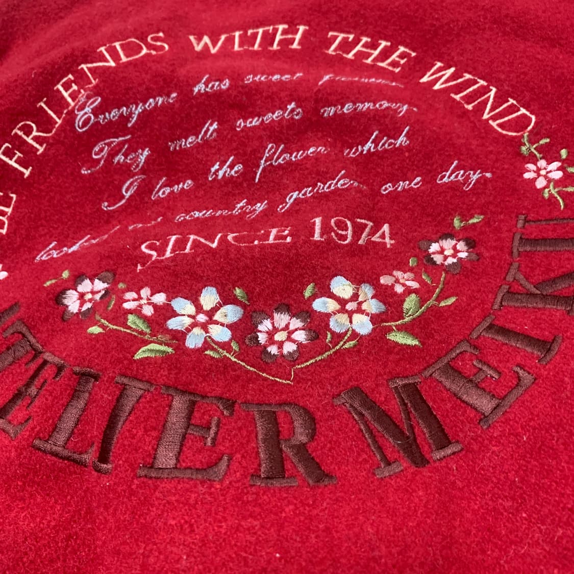 90-95) 아뜰리에 메이쿠 울 크롭 바시티자켓 상품이미지3