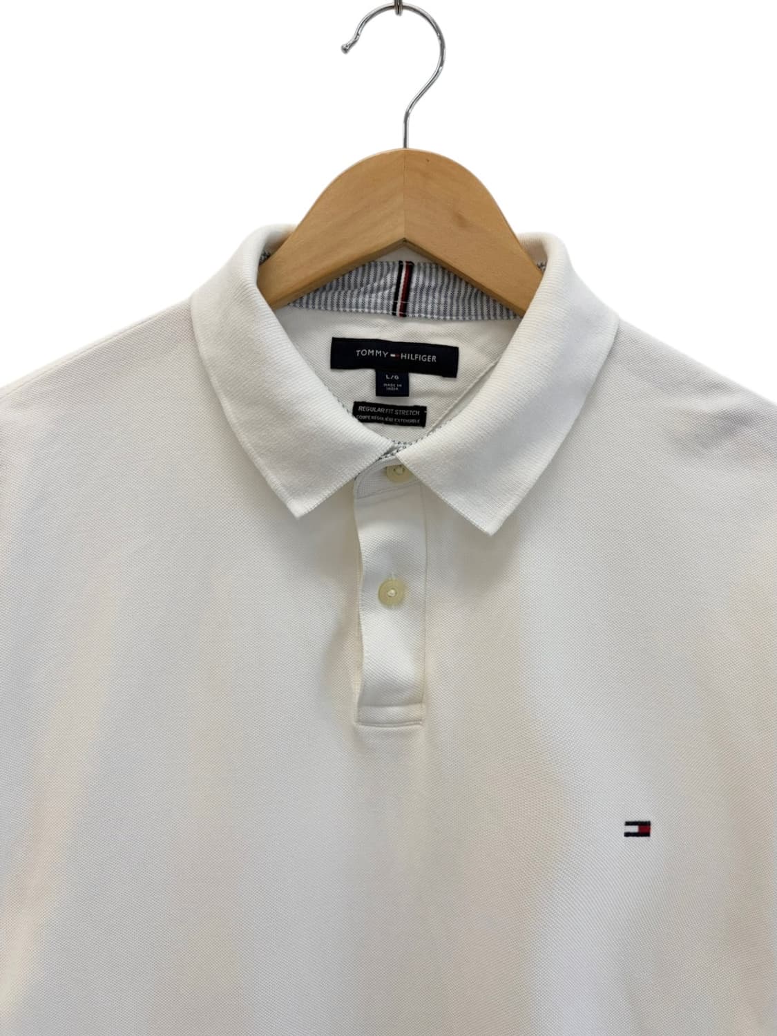 타미힐피거 피케 반팔 화이트 (L) 상품이미지2