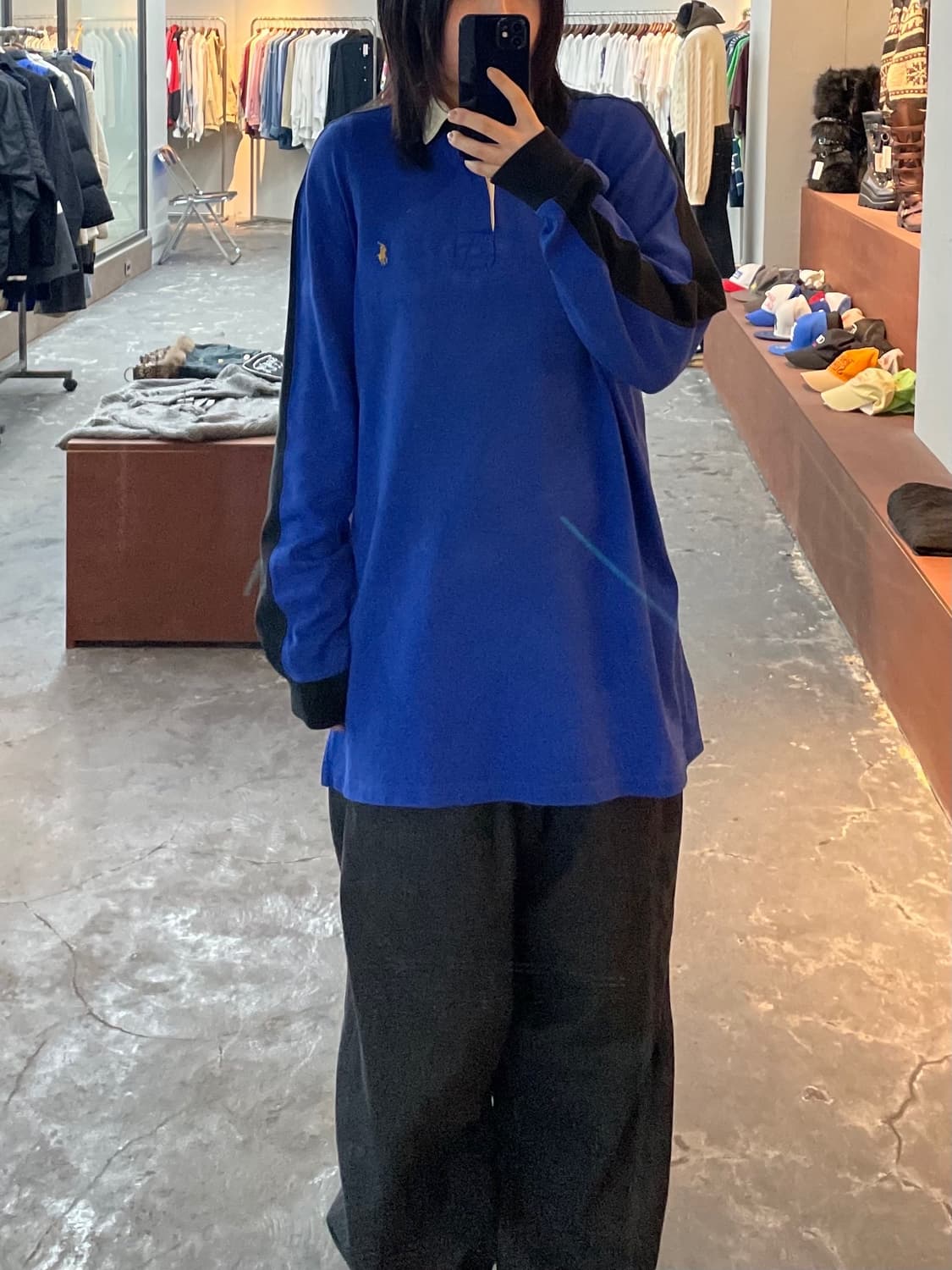 폴로 랄프로렌 포니로고 사이드라인 럭비티 H866 상품이미지1