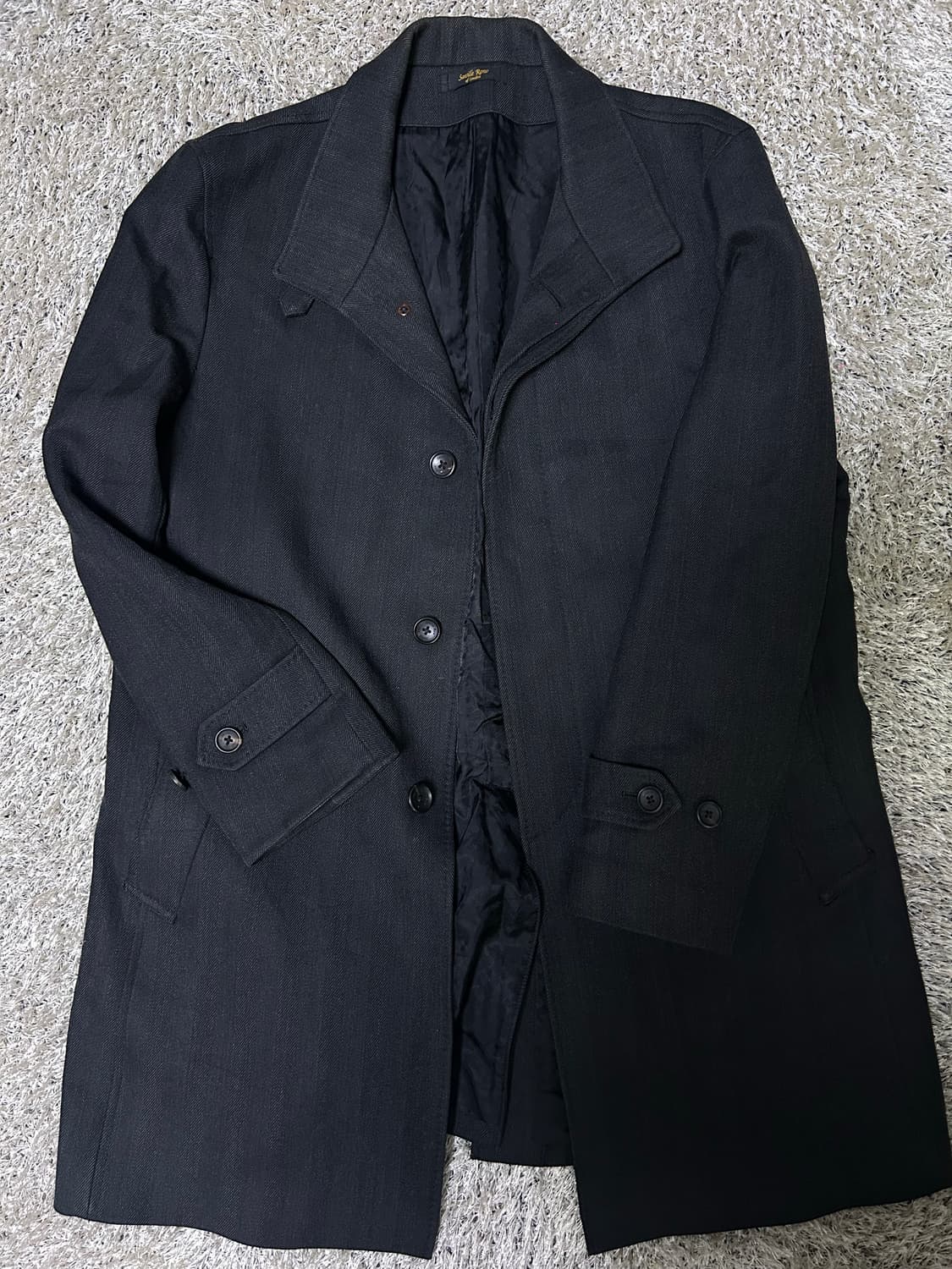 이태리제 콜롬보원단 새빌로우 자켓 사이즈 105 상품이미지1