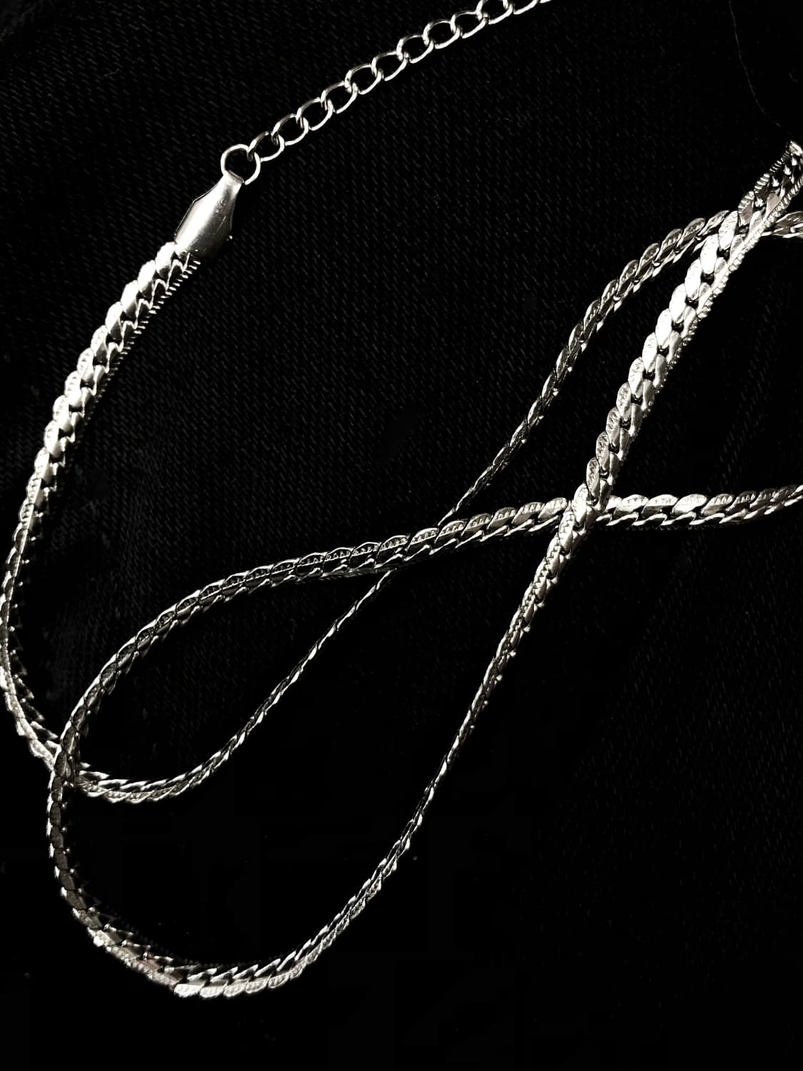 silver necklace (surgical steel)  상품이미지1