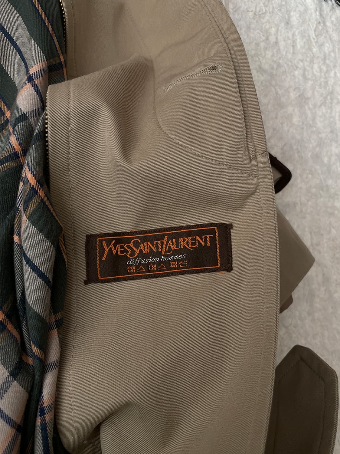 입생로랑 디퓨전옴므 트렌치코트 상품이미지9