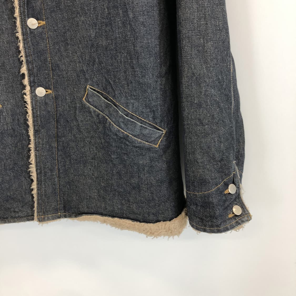 ck 캘빈클라인 쉐르파 데님자켓 L 상품이미지3