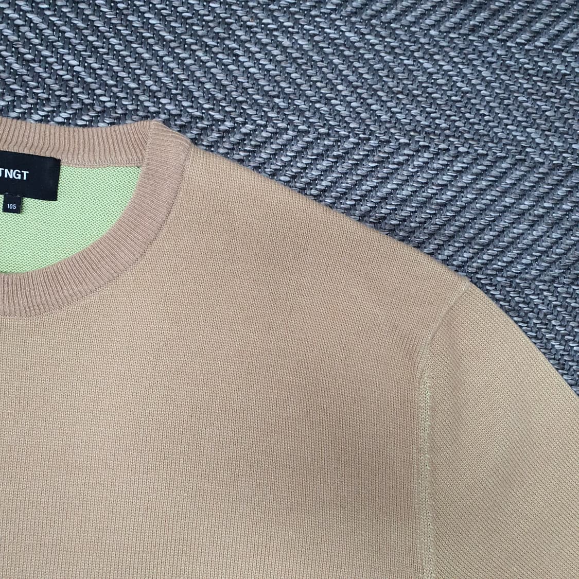 TNGT 긴소매 니트 남자105~110 상품이미지3