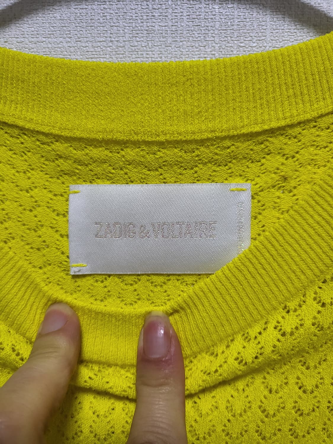 Zadig&Voltaire 옐로우 니트 원피스 55-66 상품이미지5