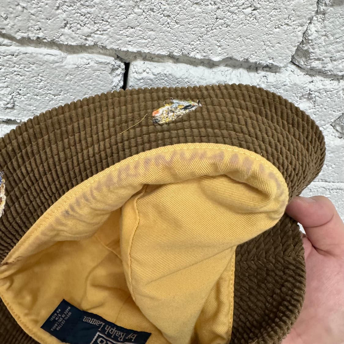 폴로 코듀로이 버킷햇 상품이미지3