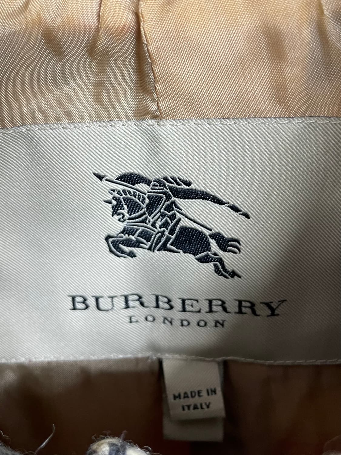 버버리 우먼스 노바체크 울 롱코트 (on.41)   상품이미지6