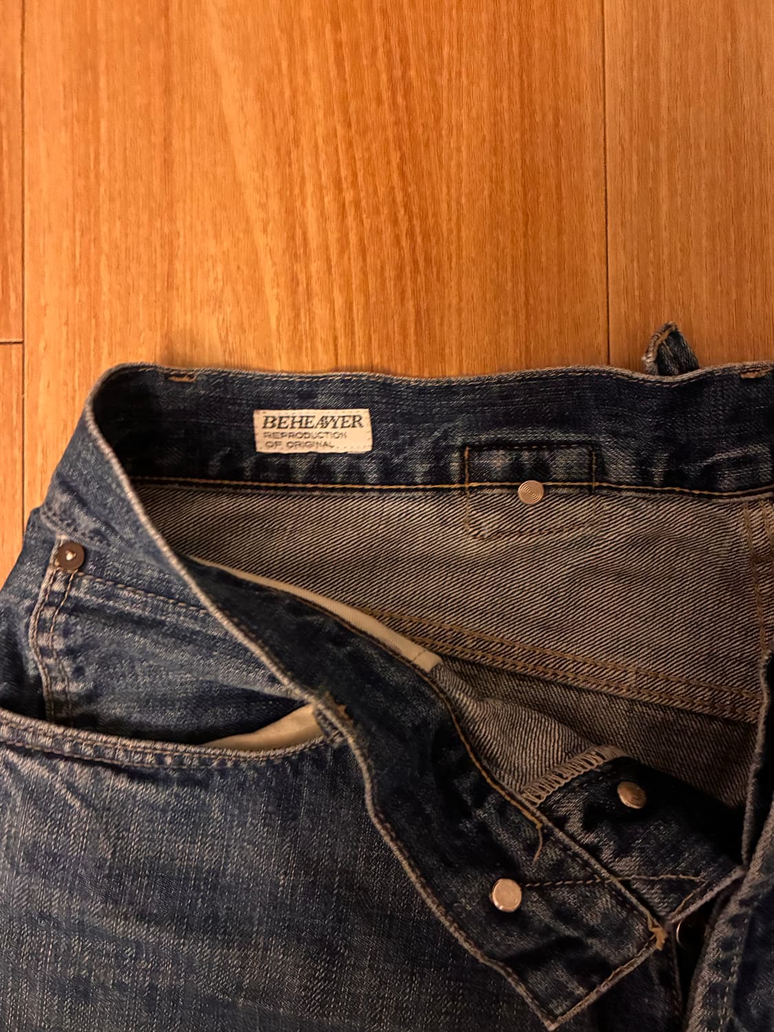 비헤비어 셀비지 데님 상품이미지2