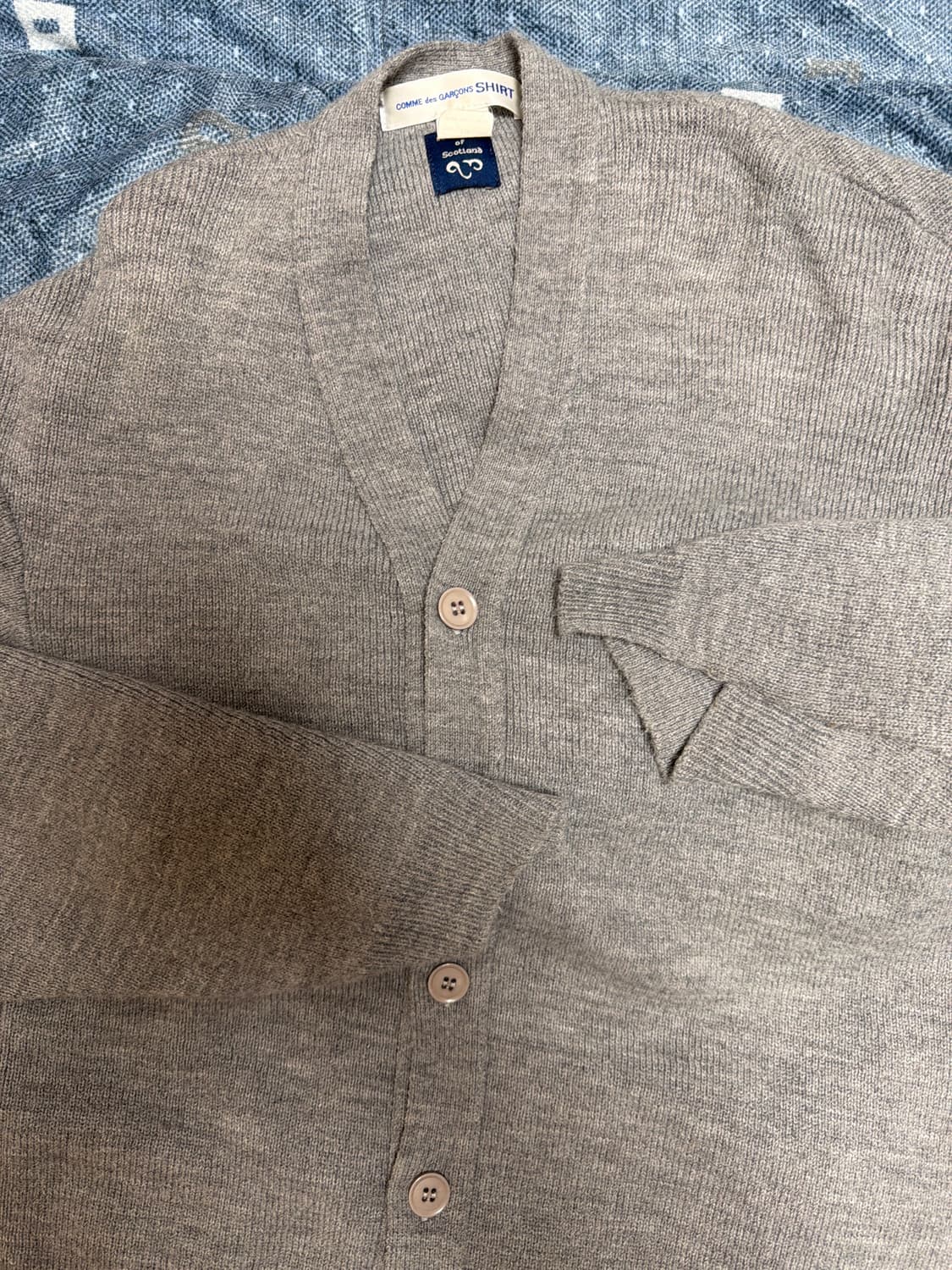 꼼데가르송 셔츠 비대칭 가디건 상품이미지2