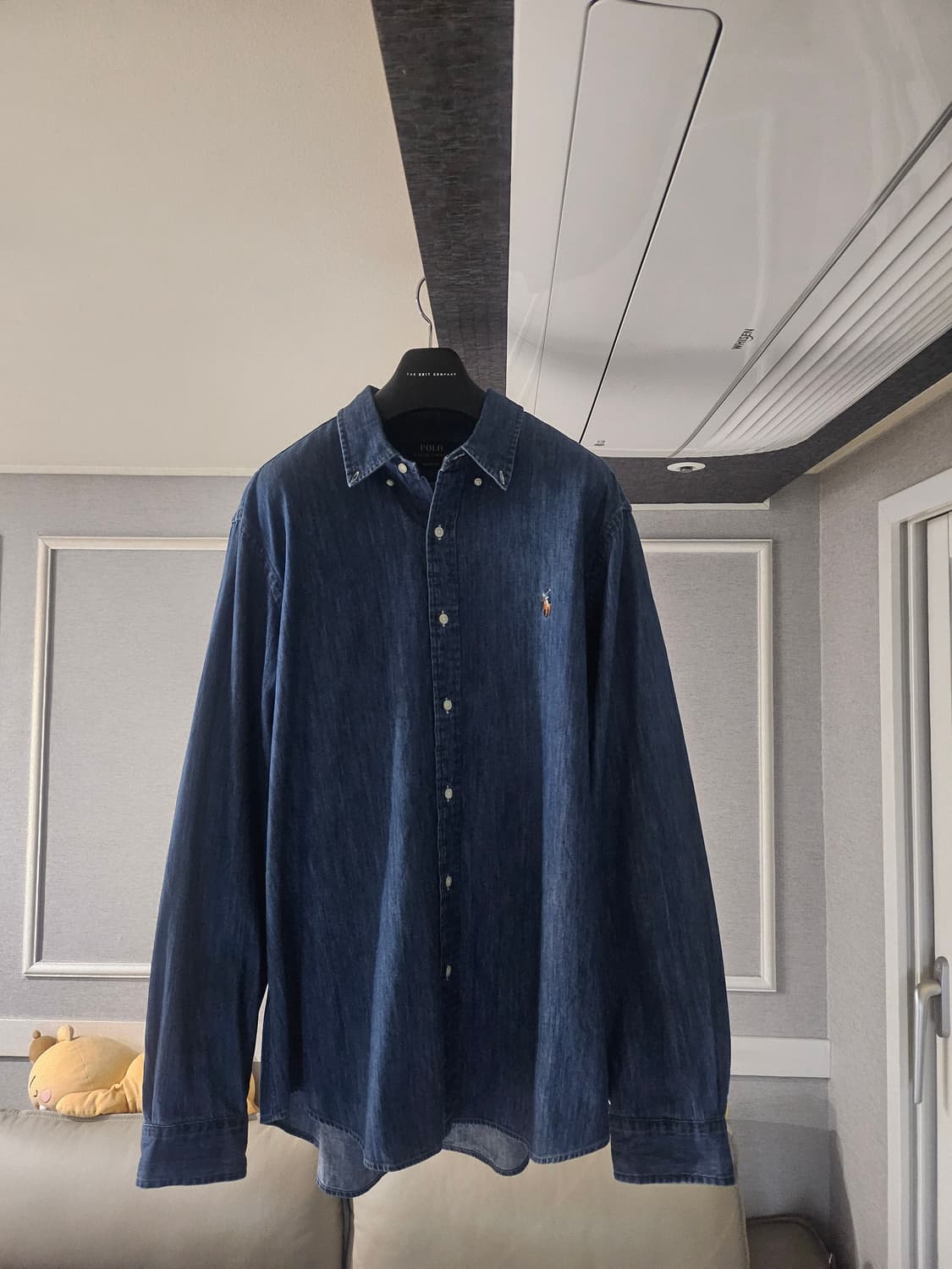 [거의 새것] 폴로 랄프로렌 데님 샴브레이 셔츠 남방 클래식 xl 상품이미지1