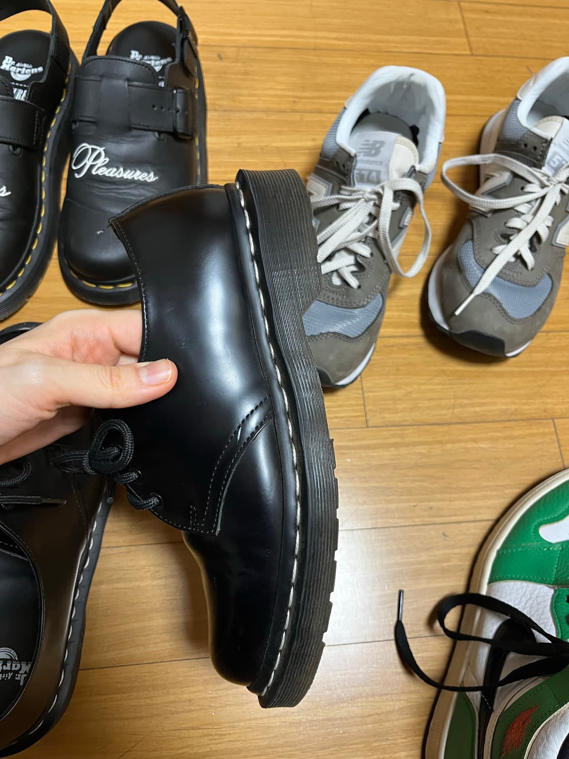 닥터마틴 1461 화이트 스티치 240 상품이미지6