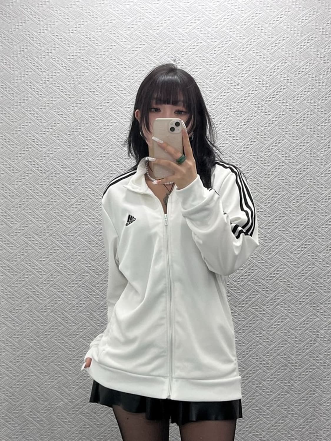 아디다스 재팬 빈티지 Y2K 00's 오레오 져지 집업 0 C10917 상품이미지1