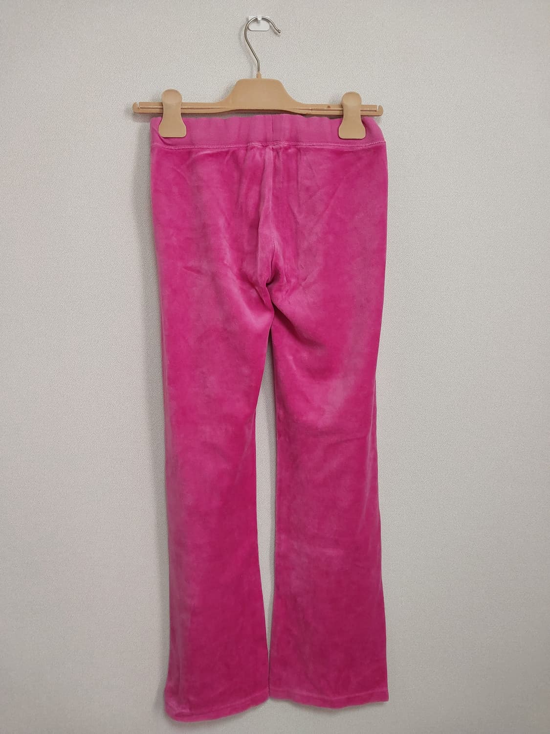 쥬시꾸뛰르 핑크 벨벳 트레이닝 팬츠 y2k 상품이미지3