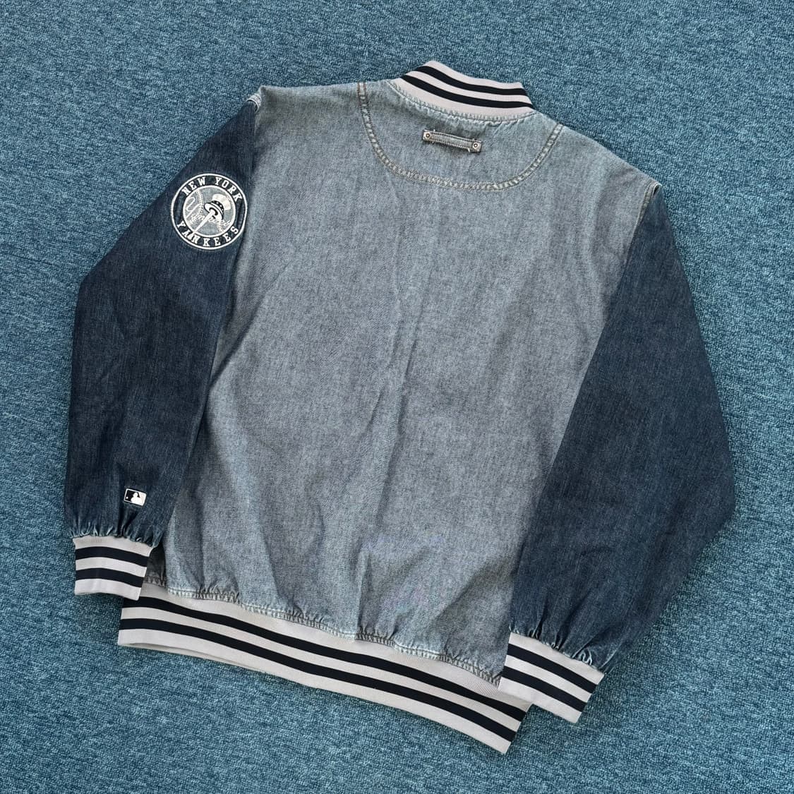 MLB 00s 양키즈 베이스볼 데님 자켓 105 상품이미지2