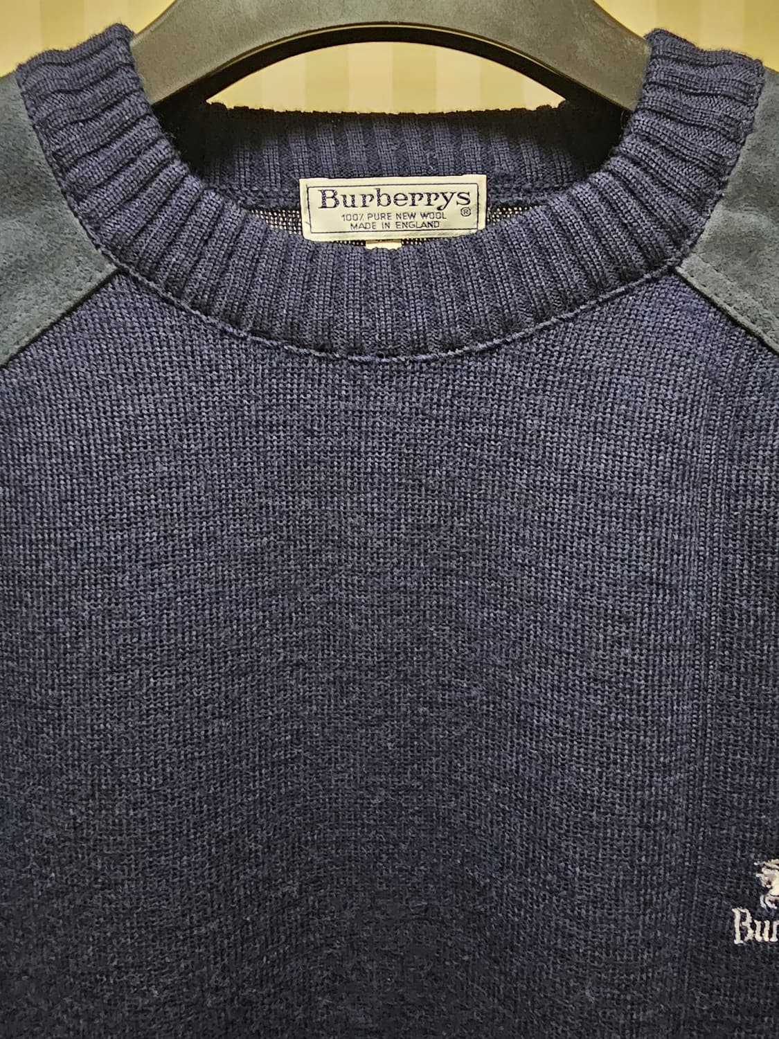 버버리 코만도 니트 울 L 상품이미지3