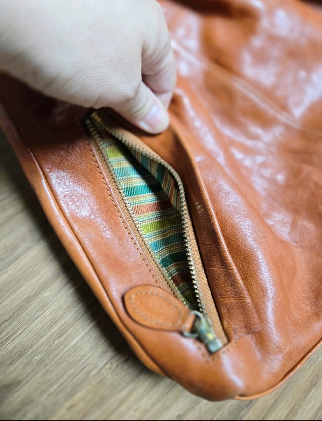 니콜 st. 질 - 가죽 토트백 [정품] 상품이미지6