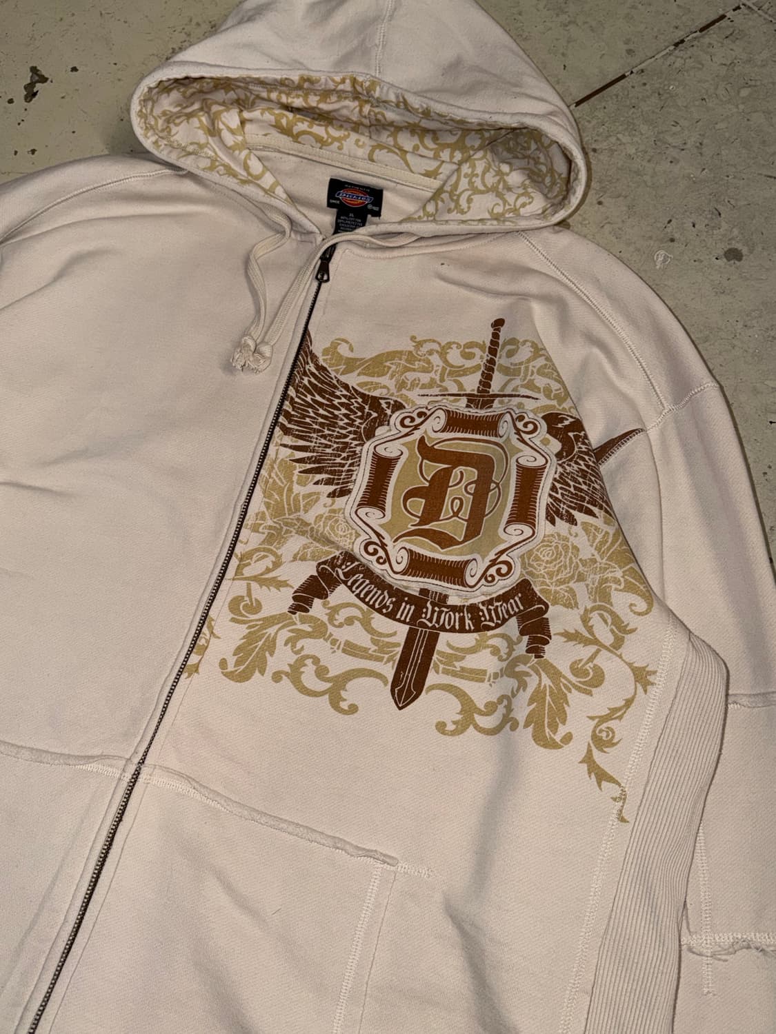 Dickies printing oversized hood zip-up 상품이미지7