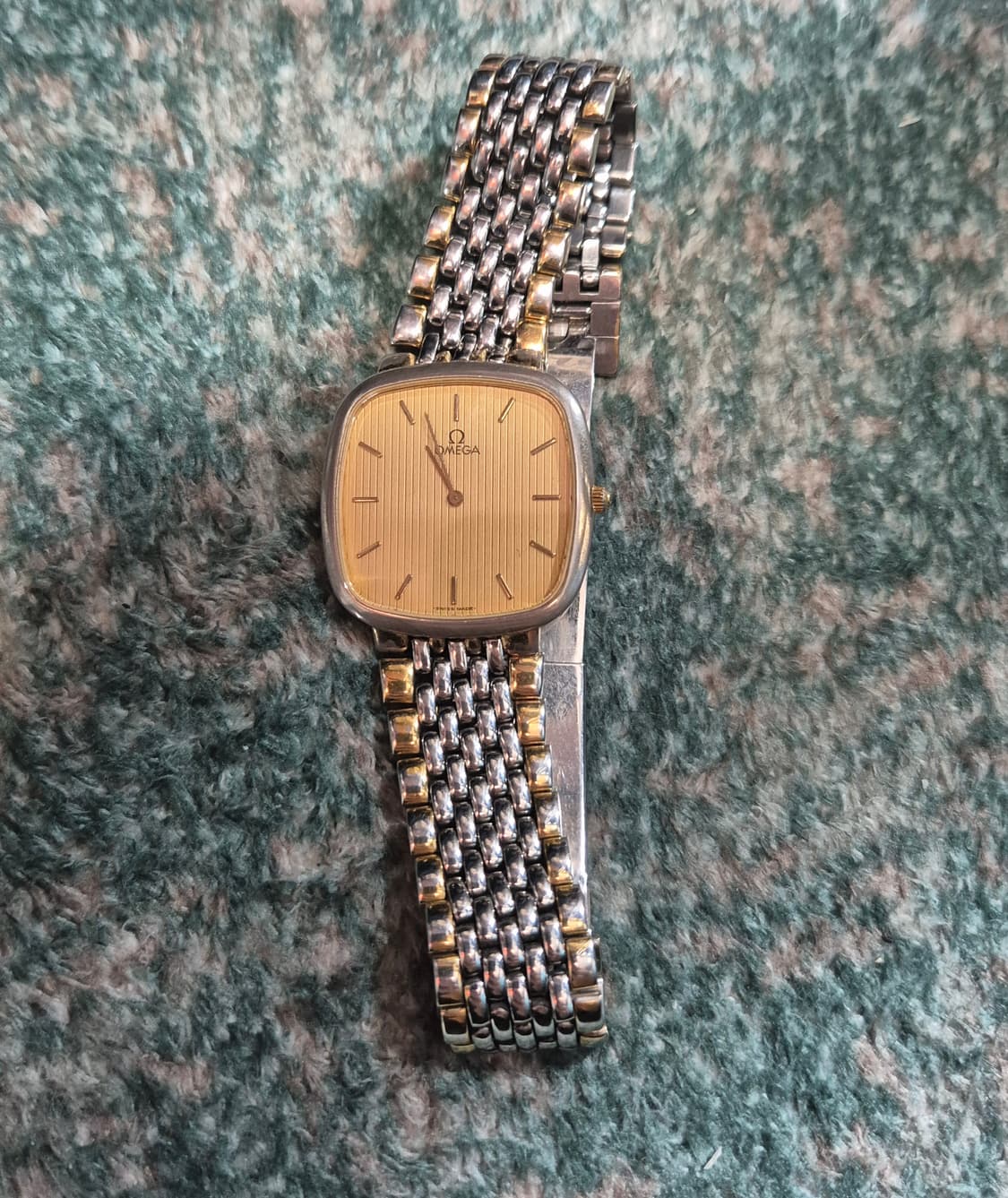 오메가 드빌 빈티지 콤비 쿼츠시계 상품이미지2