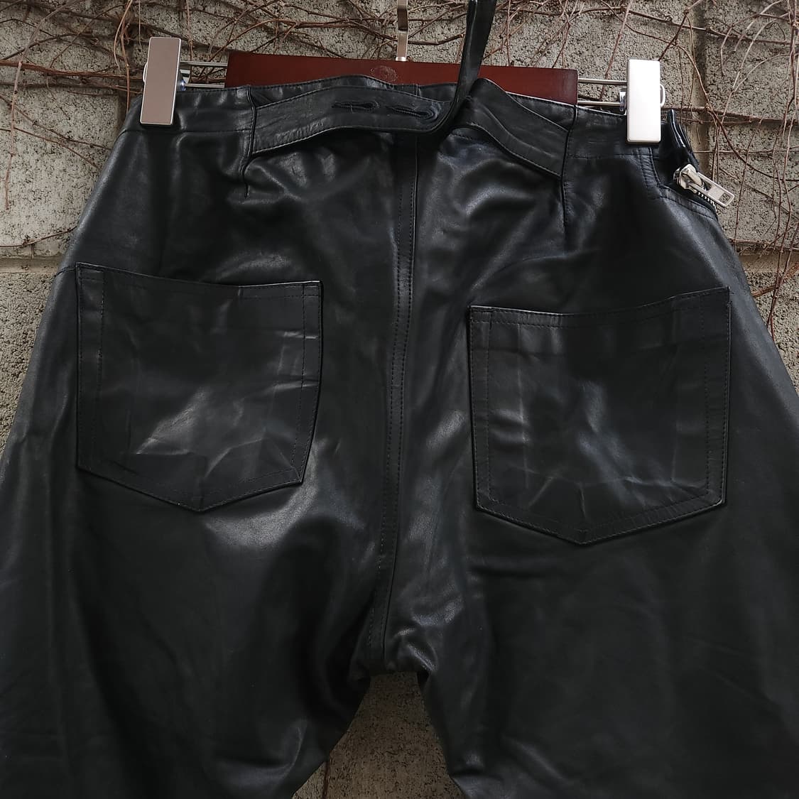 [50] 16ss 릭오웬스 Aircut Leather 팬츠 상품이미지7