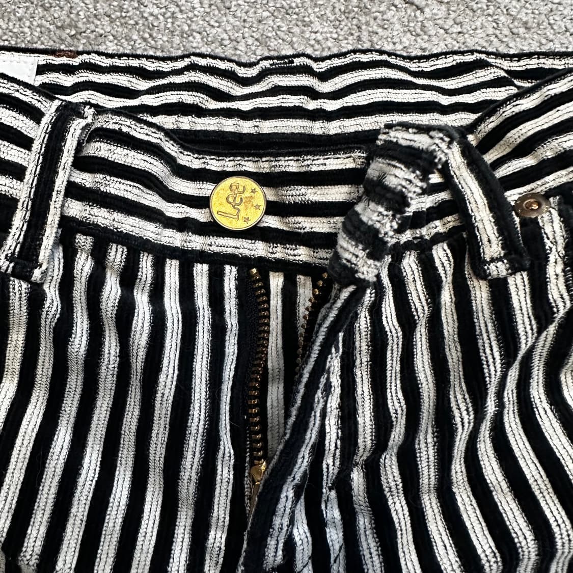 리 스트라이프 코듀로이 쇼츠S 상품이미지5