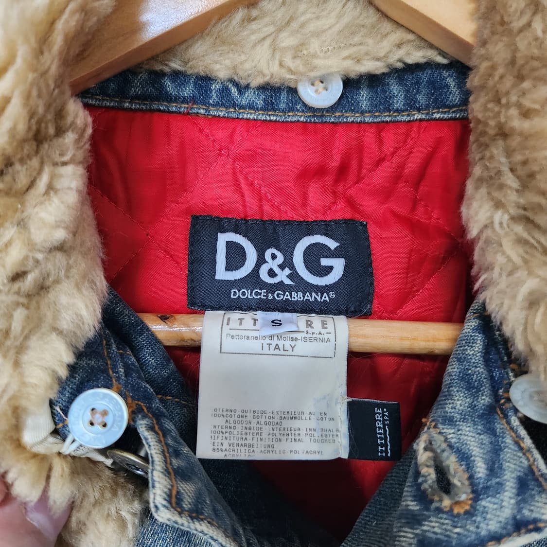 돌체 앤 가바나 퍼 청자켓 여S 상품이미지3