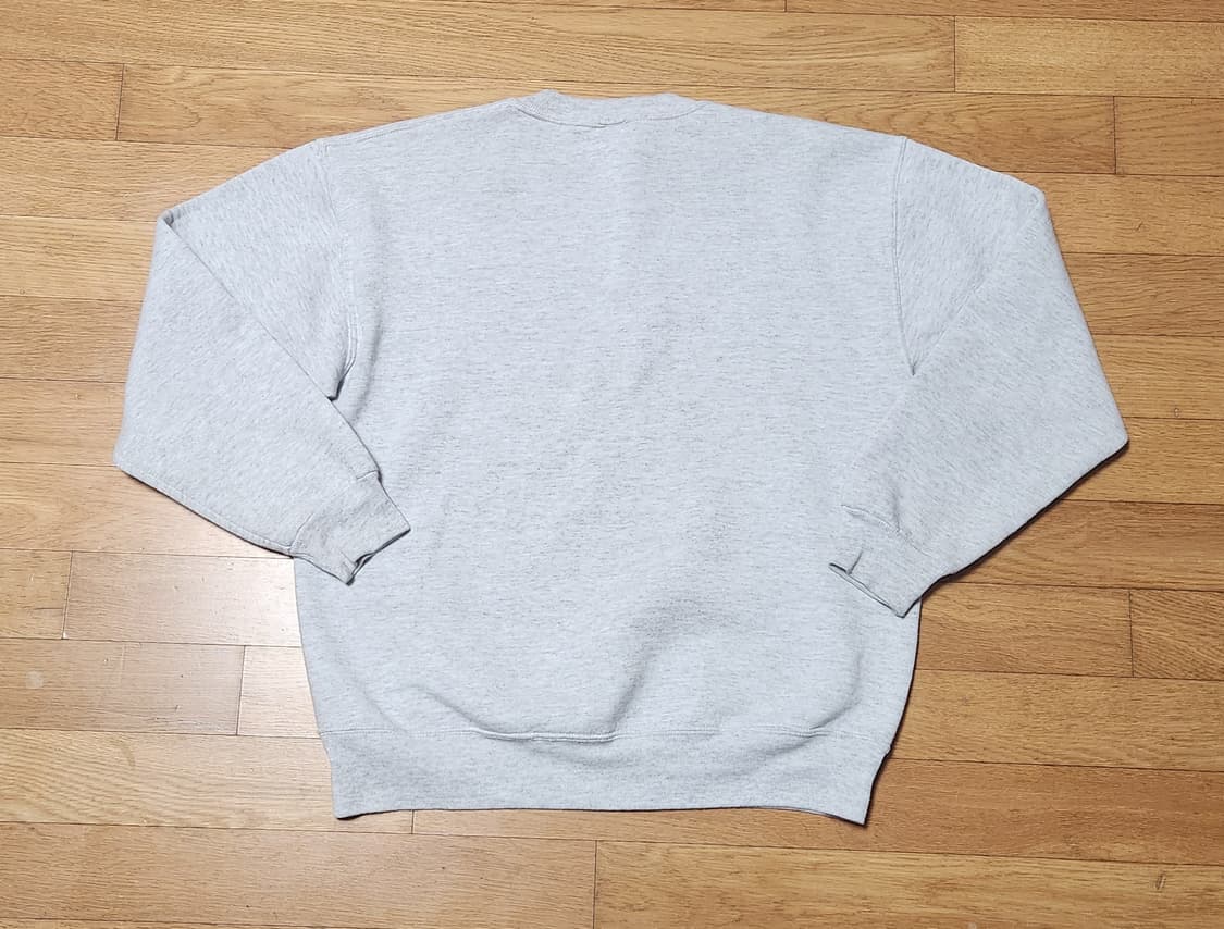 90s 러셀 스웻셔츠 L USA (라이트 그레이, ASH) 상품이미지2
